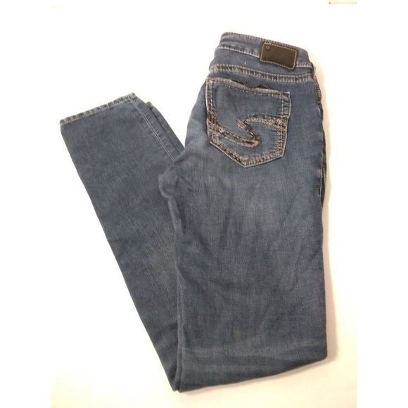 Silver Jeans Suki Mid Super Skinny Joga Women's Size 29X31 Jeans - Picture 4 of 8